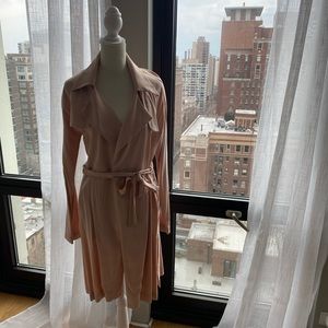 Lightweight Dusty Pink Trench Coat